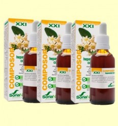 Compossor 3 Hepavesical Complex S XXI - Soria Natural - Pack 3 x 50 ml