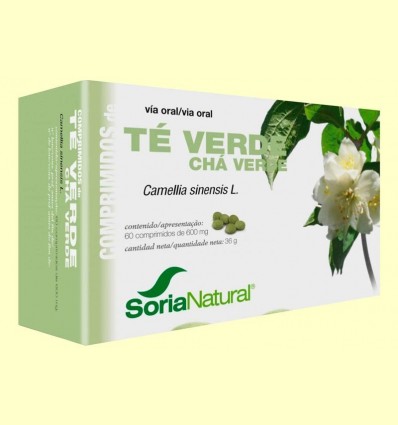 Te Verd Comprimits - Soria Natural - 60 comprimits