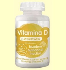 Vitamina D Llevat Nutricional Inactiu - Energy Feelings - 120 comprimits