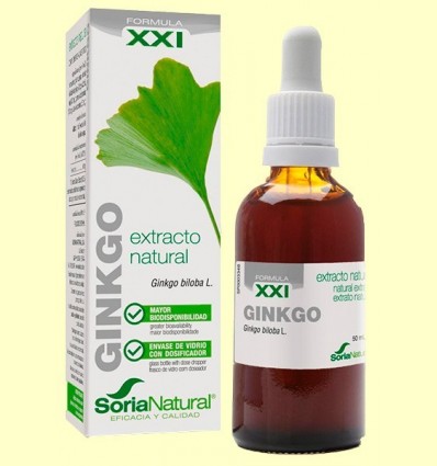 Ginkgo Biloba Extracte S XXI - Soria Natural - 50 ml