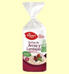 Coquetes d'Arròs i Llenties Sense Gluten Bio - El Granero - 115 grams