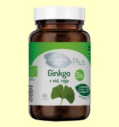 Ginkgo i Vid Roja 500 mg Bio - El Granero - 90 càpsules