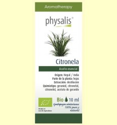 Oli Essencial Citronel·la Bio - Physalis - 10 ml