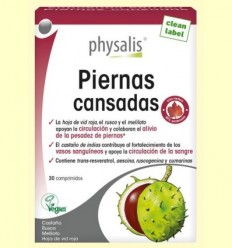Cames Cansades Bio - Physalis - 30 comprimits