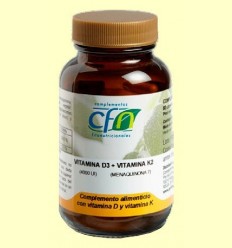 Vitamina D3 i K2 - CFN - 60 càpsules
