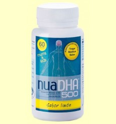 NuaDHA 500 mg - Sabor llimona - Nua - 60 perles