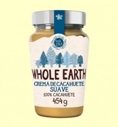 Crema de Cacauet suau - Whole Earth - 454 grams