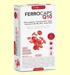 Ferrocaps Q10 - Ferro orgànic - Intersa - 60 càpsules