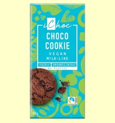 Xoco Cookie - Xocolata Vegana amb Galetes de Cacau Bio - iChoc - 80 grams