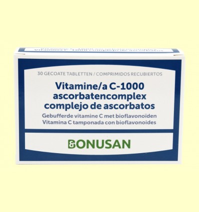 Vitamina C-1000 Complex d'Ascorbats - Bonusan - 30 comprimits