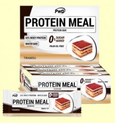 Protein Meal - Barretes Proteiques sabor Tiramisú - PWD - 12 barretes