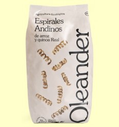 Espirals Andins d'Arròs i Quinoa Real Bio - Oleander - 500 grams