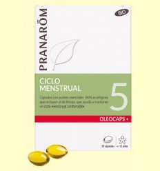 Oléocaps + 5 Cicle Menstrual Bio - Pranarom - 30 càpsules