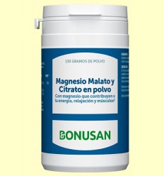 Magnesi Malat i Citrat - Bonusan - 130 grams