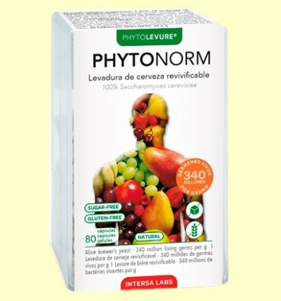Phytonorm - Llevat de Cervesa Revivificable - Intersa - 80 càpsules