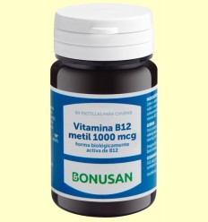 Vitamina B12 metil 1000 µg - Bonusan - 90 pastilles
