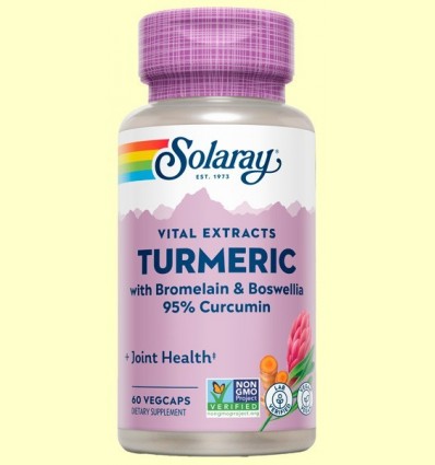 Turmeric (Bromelain & Boswellia) - Solaray - 60 càpsules