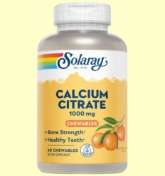 Calcium citrate Chewable - Taronja - Solaray - 60 comprimits