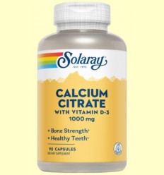 Calcium citrate 1000 mg - Solaray - 90 càpsules
