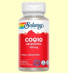 Ubiquinol Coenzim Q10 100 mg - Solaray - 30 perles