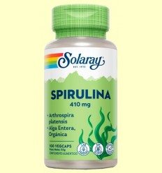 Espirulina 410 mg - Solaray - 100 càpsules