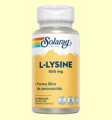 L-Lysine - L-Lisina - Aminoàcid - Solaray - 60 càpsules