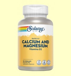 Calci i Magnesi - Solaray - 90 càpsules