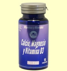 Calci, Magnesi i Vitamina D3 - Ynsadiet - 90 comprimits