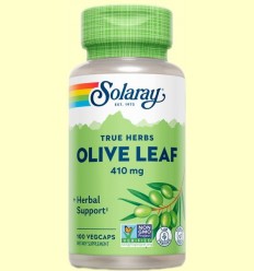 Fulla d'olivera 410 mg - Solaray - 100 càpsules