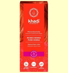 Tint Henna natural to Vermellós - Khadi - 100 grams
