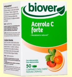Acerola C Forte - Biover - 50 comprimits