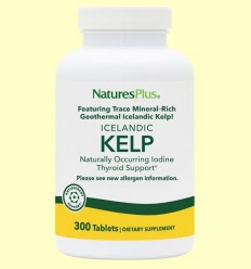 Iode - Algues Kelp - Natures Plus - 300 comprimits
