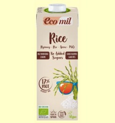 Beguda d'Arròs Nature Sense Sucres Bio - EcoMil - 1 litre