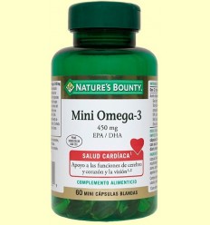 Mini Omega 3 450 mg EPA/DHA - Nature's Bounty - 60 mini càpsules toves