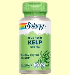 Kelp 550 mg - Solaray - 100 càpsules vegetals