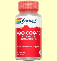 PQQ CoQ10 - Solaray - 30 càpsules vegetals