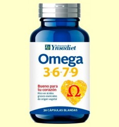 Omega 3, 6, 7, 9 - Ynsadiet - 30 càpsules